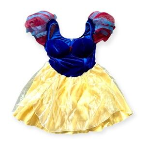 NWOT Dolls Kill Snow White Blue and Yellow Mini Dress - Size XL